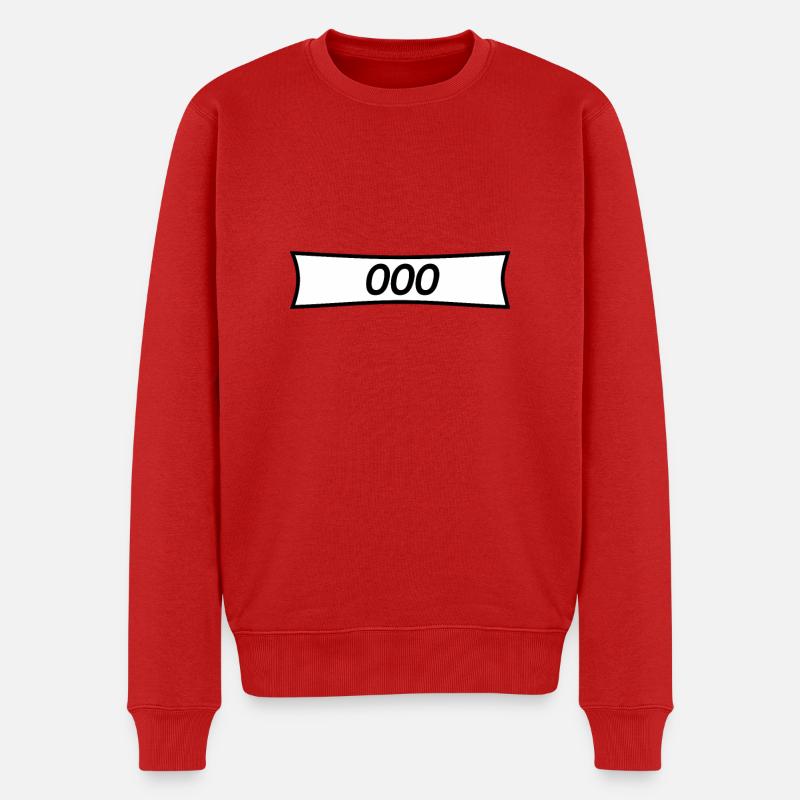 Panzerknacker numéro 000 - Pull Premium bio Homme - rouge