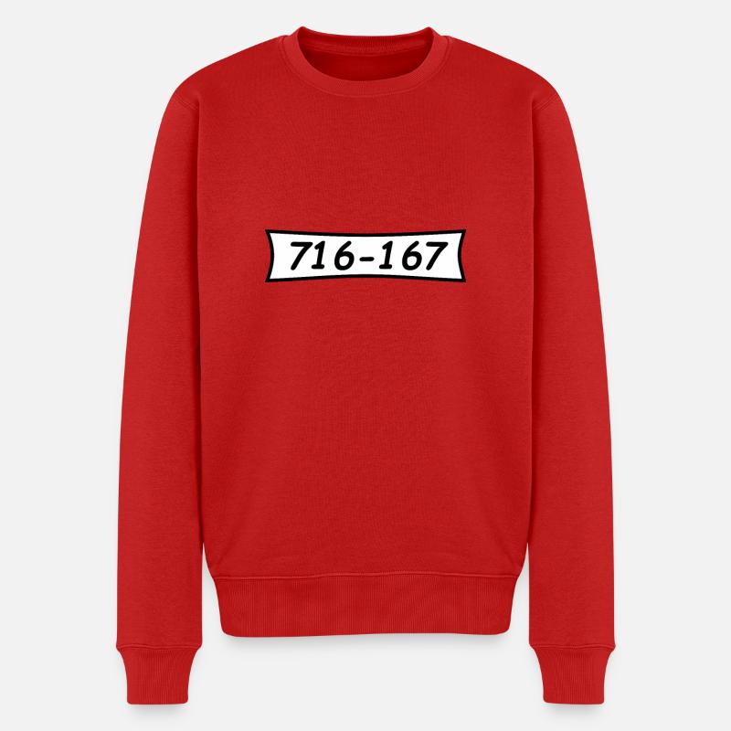 Panzerknacker Nummer 716 167 - Männer Premium Bio Pullover - Rot