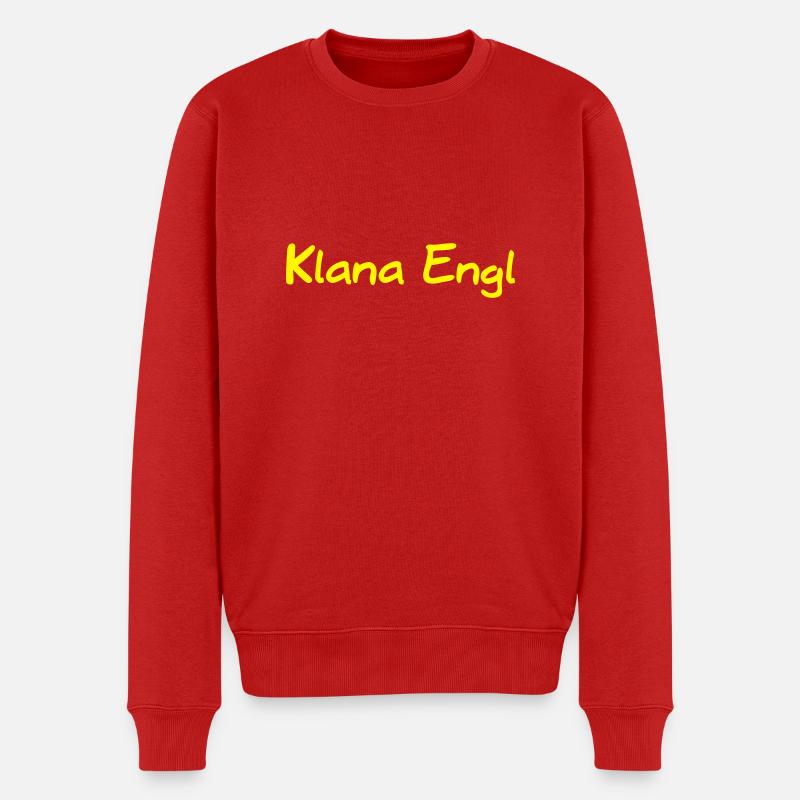 Klana Engl - Männer Premium Bio Pullover - Rot
