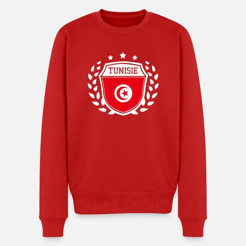 champions_tunisie - Männer Premium Bio Pullover - Rot