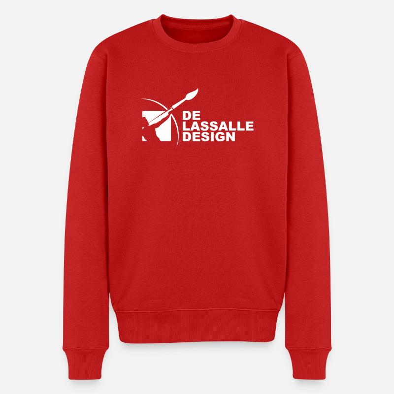 delassalle newwhite - Männer Premium Bio Pullover - Rot
