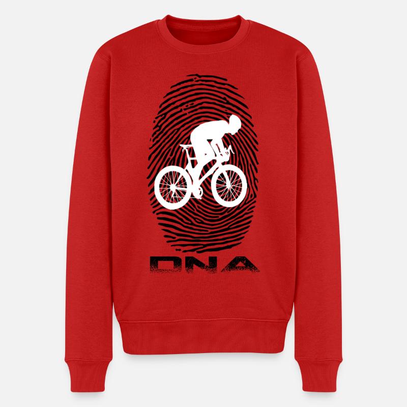 Vélo - Pull Premium bio Homme - rouge
