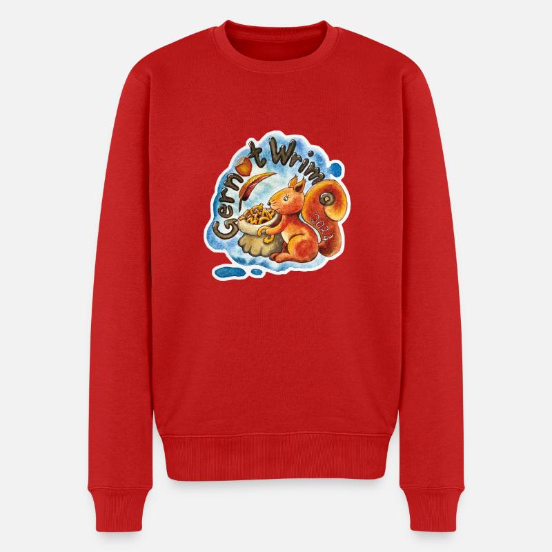 Gernot Wrimo - Männer Premium Bio Pullover - Rot