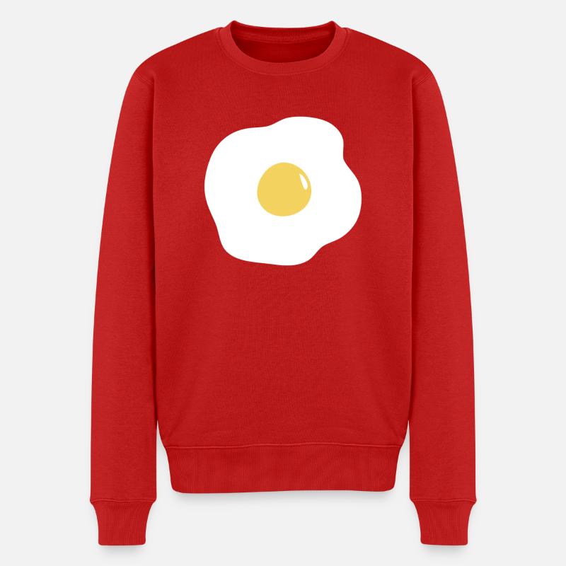 oeuf - Pull Premium bio Homme - rouge