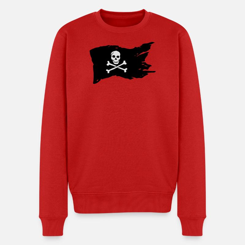 Roger Jolly (couleur personnalisable!) - Pull Premium bio Homme - rouge