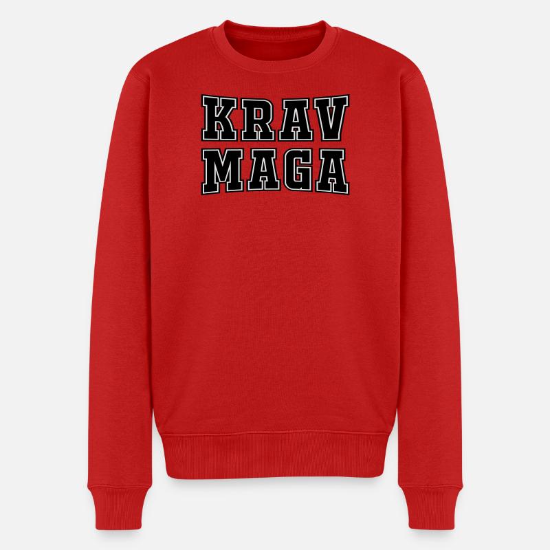 Krav - Männer Premium Bio Pullover - Rot