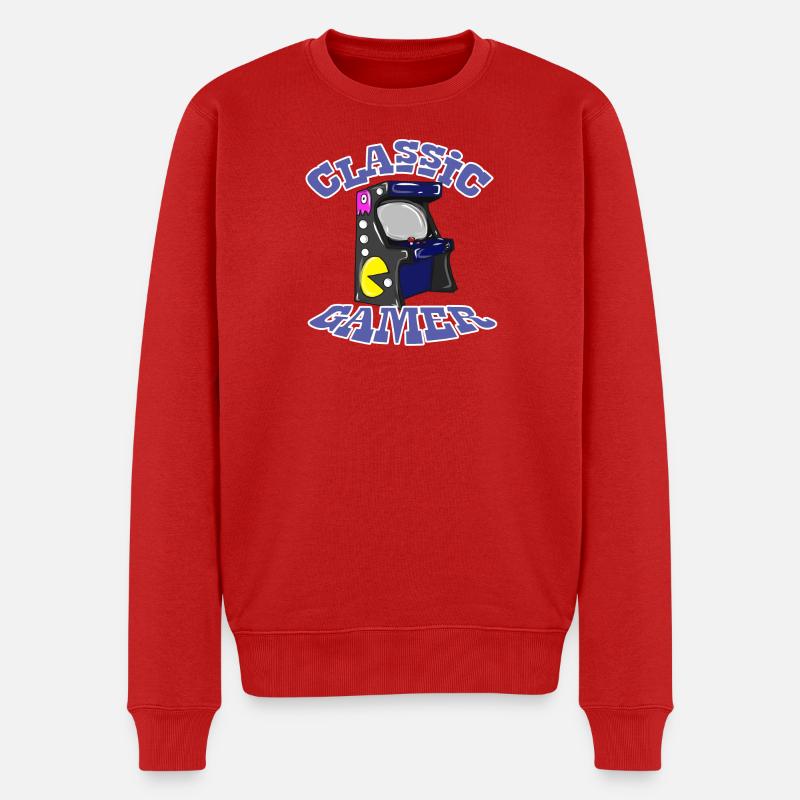 Game Zocken Geschenk - Männer Premium Bio Pullover - Rot