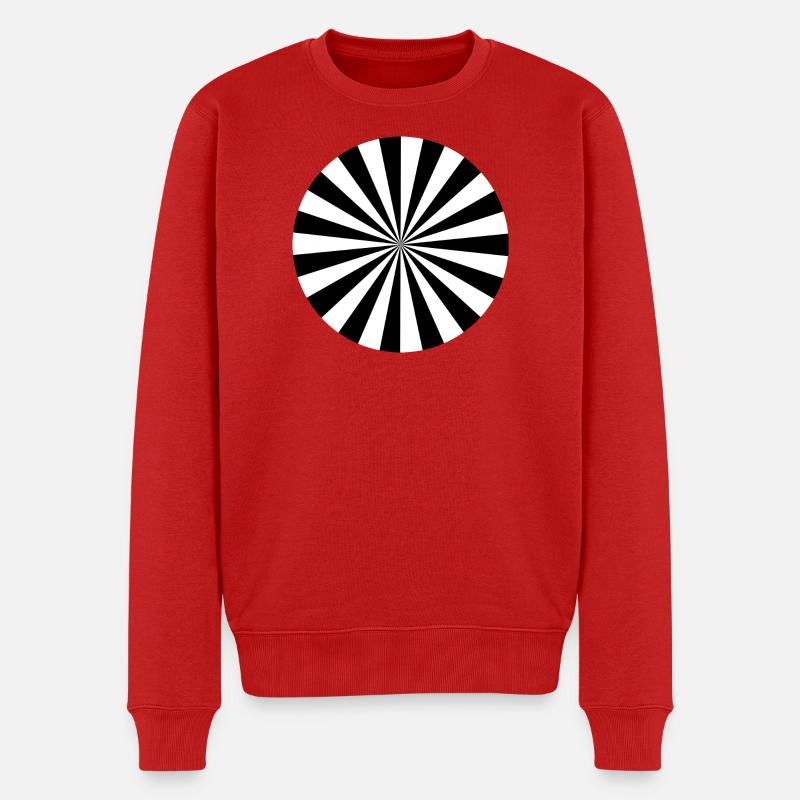 Siemensstern - Männer Premium Bio Pullover - Rot