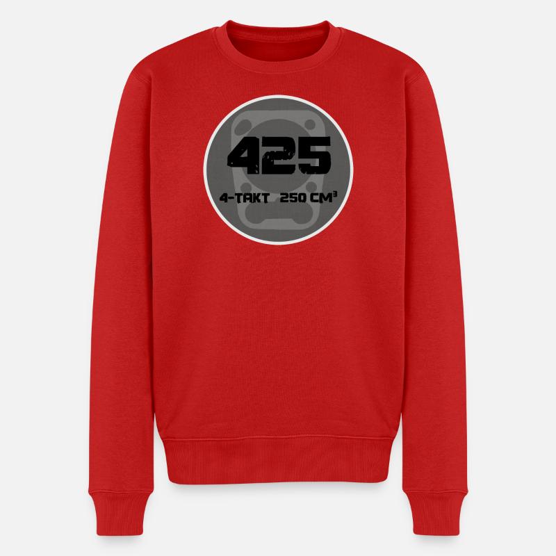 Motif d’insigne quatre temps 250cc - Pull Premium bio Homme - rouge
