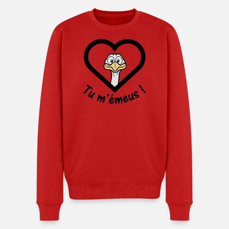 Tu m émeus - Pull Premium bio Homme - rouge