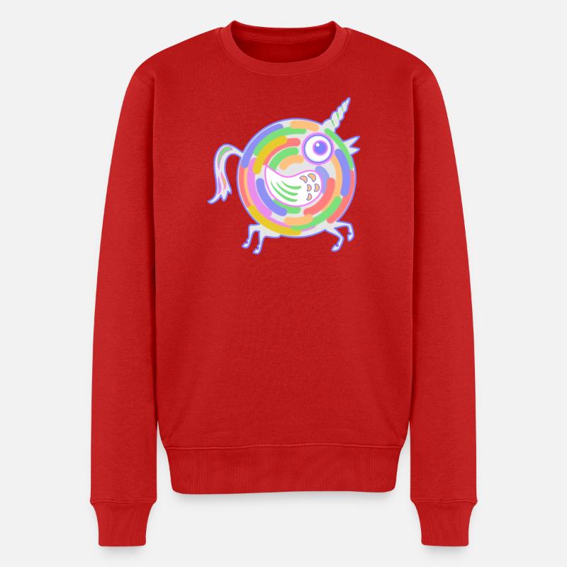 licorne - Pull Premium bio Homme - rouge