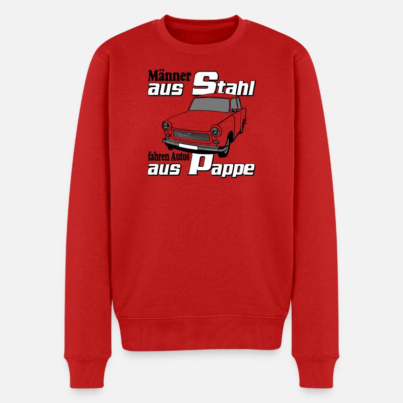 , DDR Kult , Männer aus.... (25) - Männer Premium Bio Pullover - Rot
