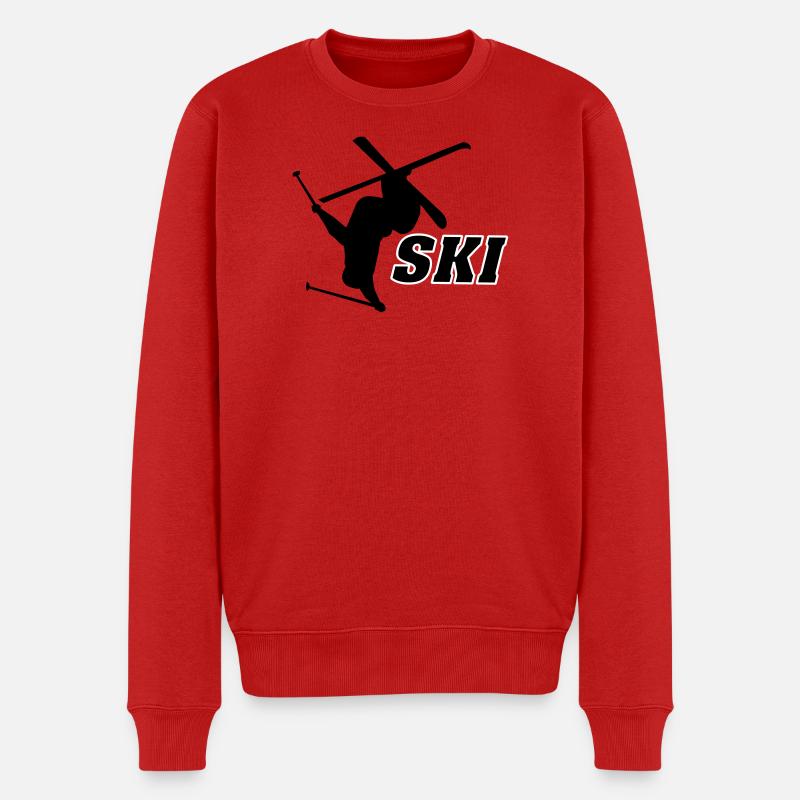 Ski - Pull Premium bio Homme - rouge