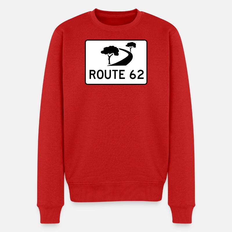 route des jardins - Pull Premium bio Homme - rouge