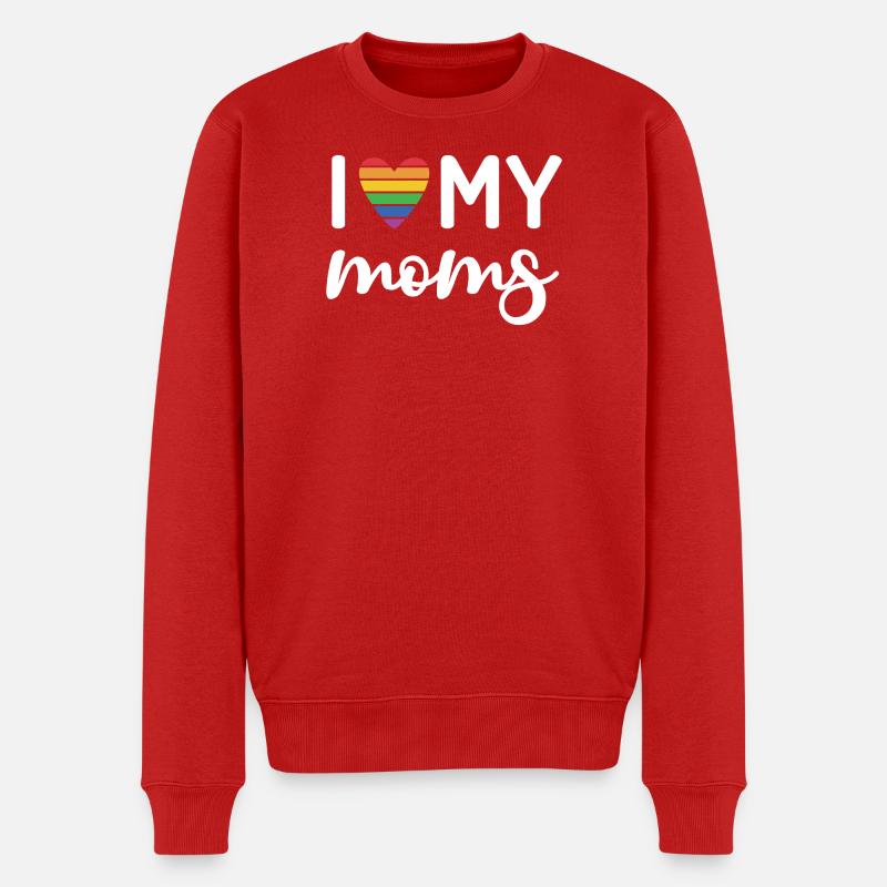 J’aime mes mamans - Pull Premium bio Homme - rouge