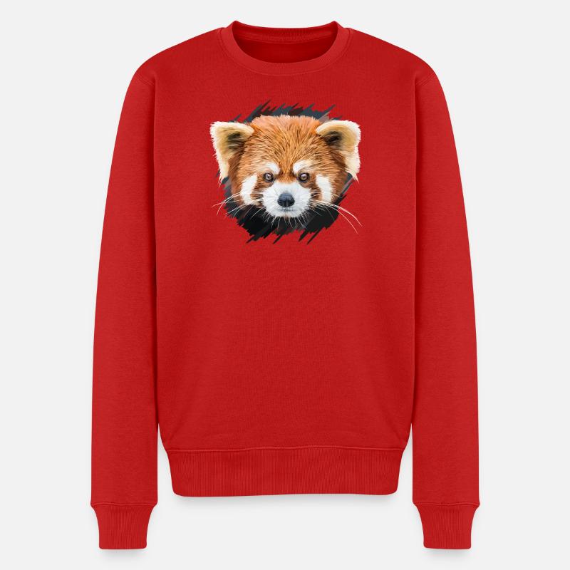Petit panda - Pull Premium bio Homme - rouge