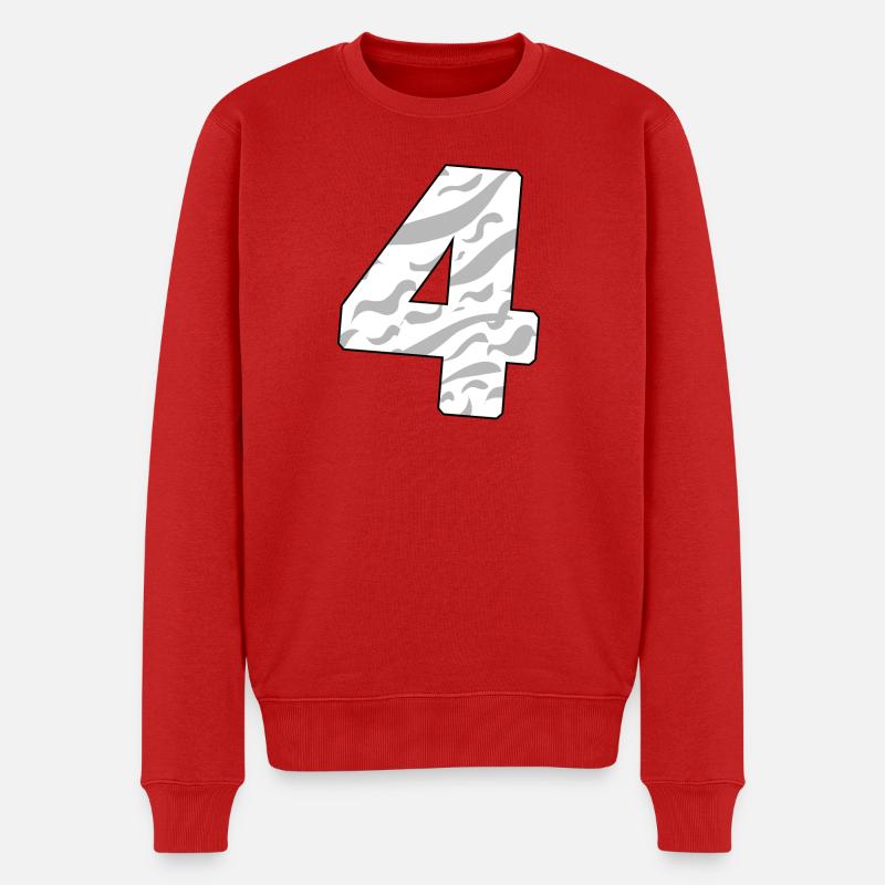 4 - Pull Premium bio Homme - rouge