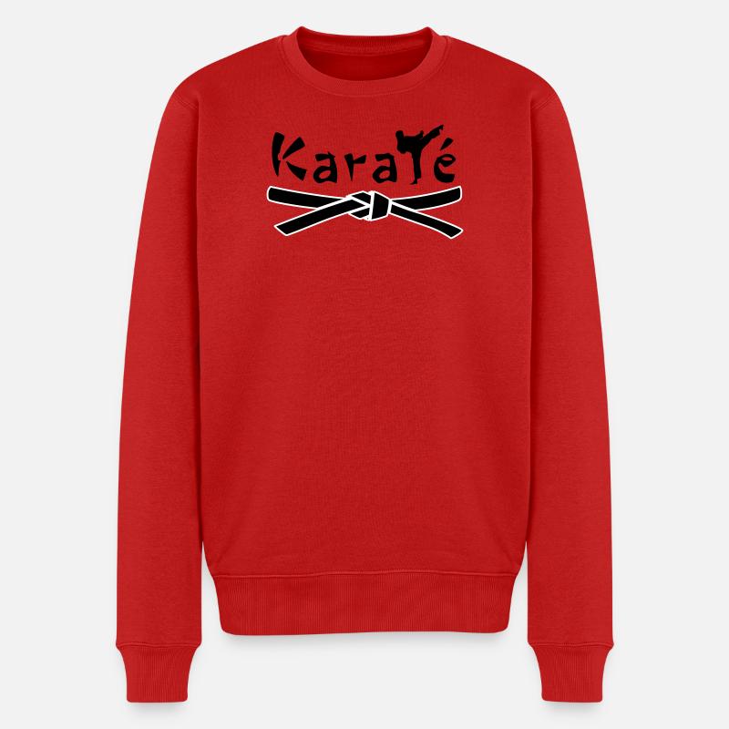 Karaté - Pull Premium bio Homme - rouge