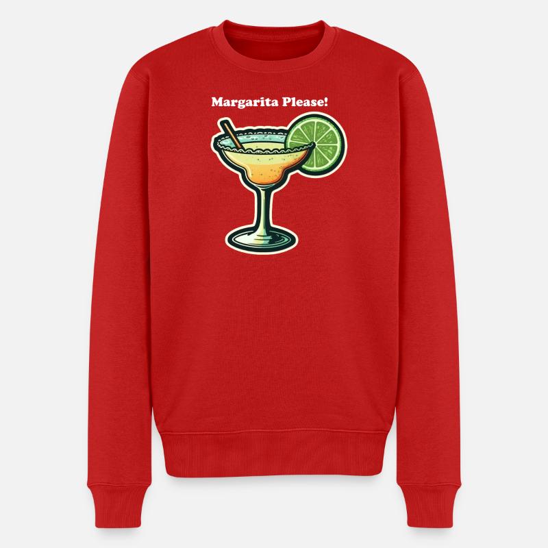 Margarita Please! - Männer Premium Bio Pullover - Rot