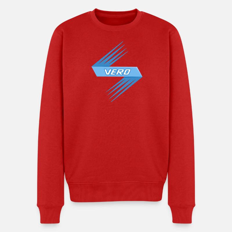 Vero - Männer Premium Bio Pullover - Rot