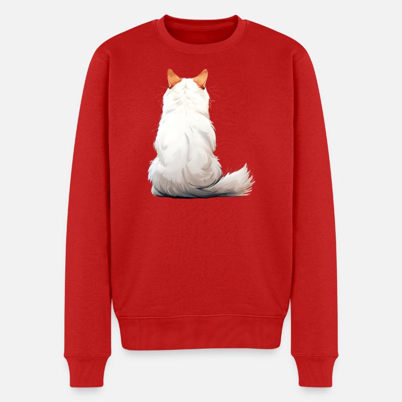 Türkischer Van - Männer Premium Bio Pullover - Rot