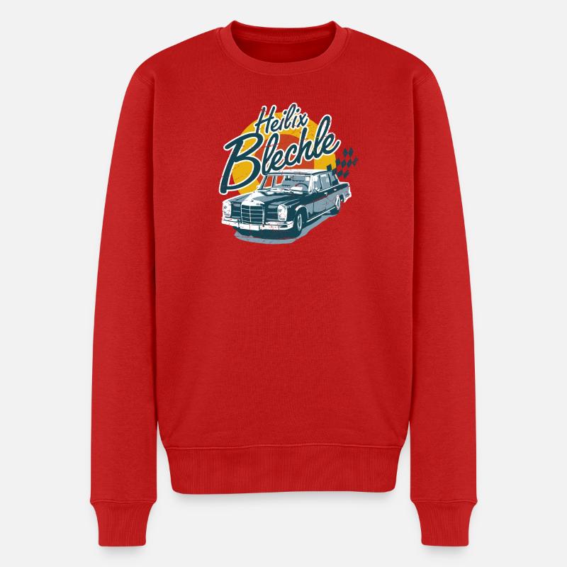 Heilix Blechle - Männer Premium Bio Pullover - Rot