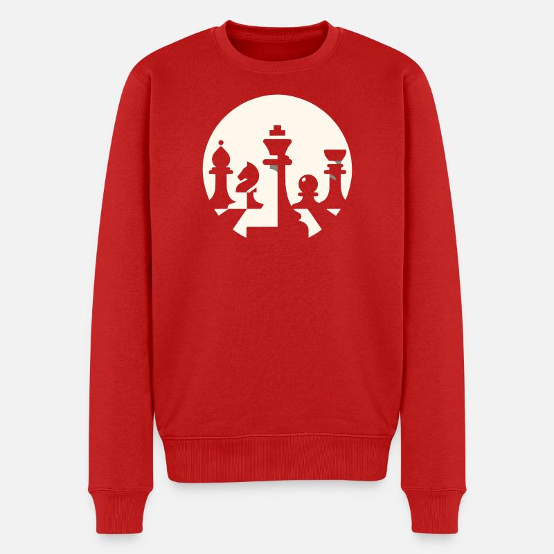 Résumé d’échecs - Pull Premium bio Homme - rouge