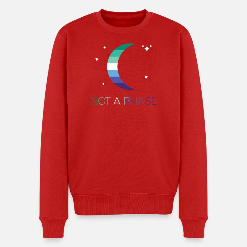 LGBTQ Pride Month - Keine Phase - Schwule - Männer Premium Bio Pullover - Rot