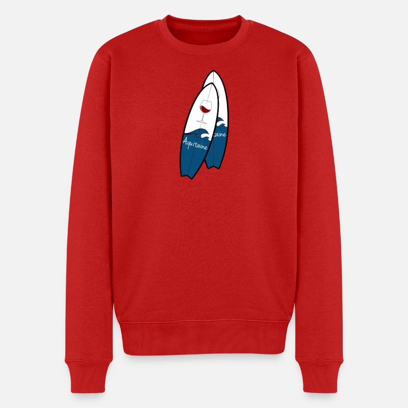 Aquitanien - Männer Premium Bio Pullover - Rot