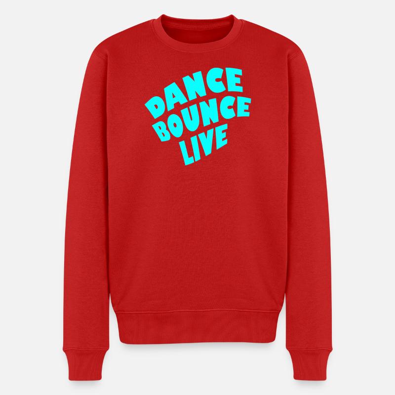 Dance Bounce en direct - Pull Premium bio Homme - rouge