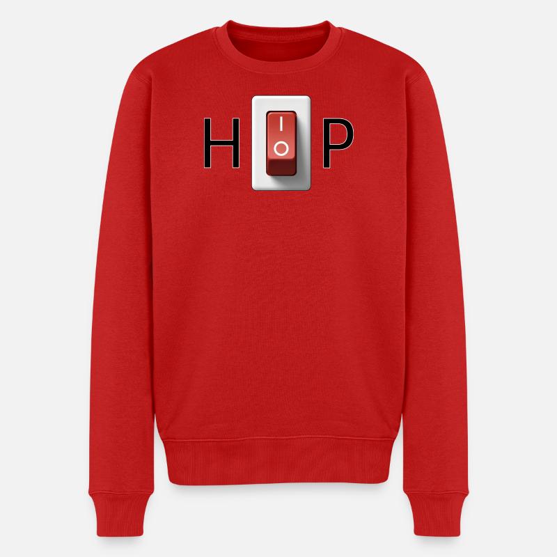 Switch HIP-HOP, allumez le hip-hop ! - Pull Premium bio Homme - rouge
