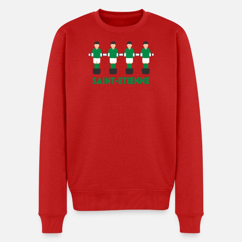 Saint-Etienne - Pull Premium bio Homme - rouge