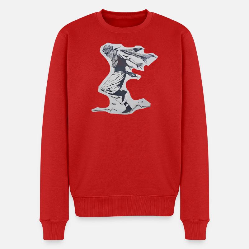 Le Danseur de la Liberté - Pull Premium bio Homme - rouge