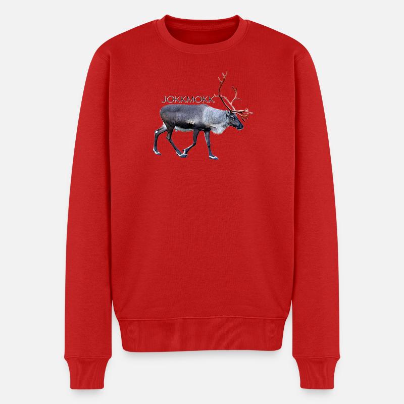 Jokkmokk - Pull Premium bio Homme - rouge