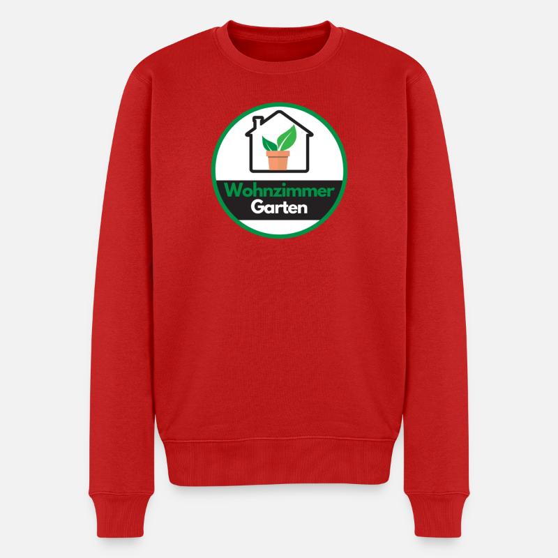 Felix Kempin - Männer Premium Bio Pullover - Rot