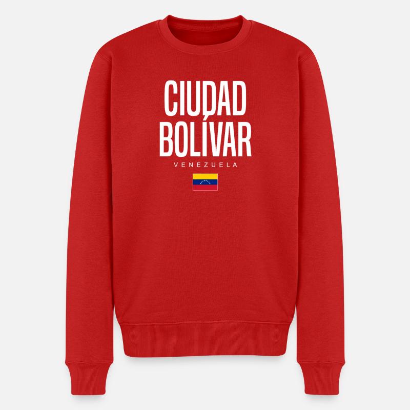 Ciudad Bolívar Venezuela - Pull Premium bio Homme - rouge