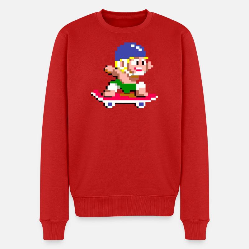 Wunderknabe - Männer Premium Bio Pullover - Rot