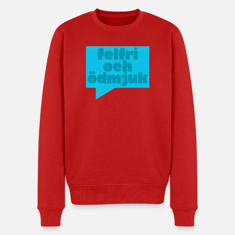 Impeccable et humble - Pull Premium bio Homme - rouge