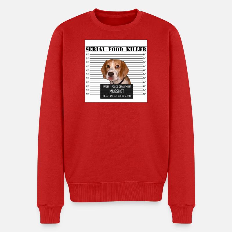 Anonym - Männer Premium Bio Pullover - Rot