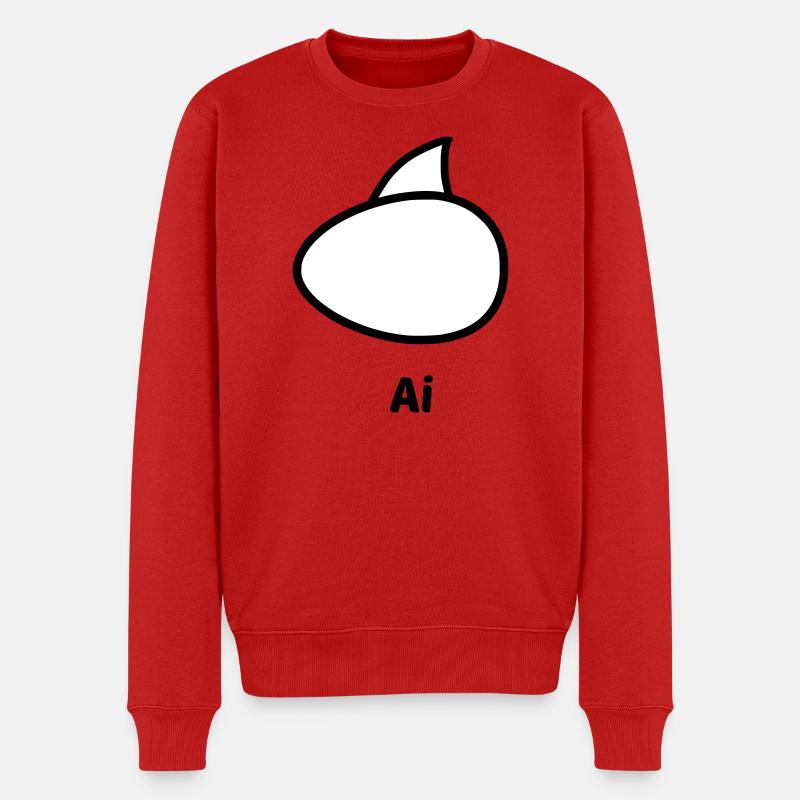 IA - Pull Premium bio Homme - rouge