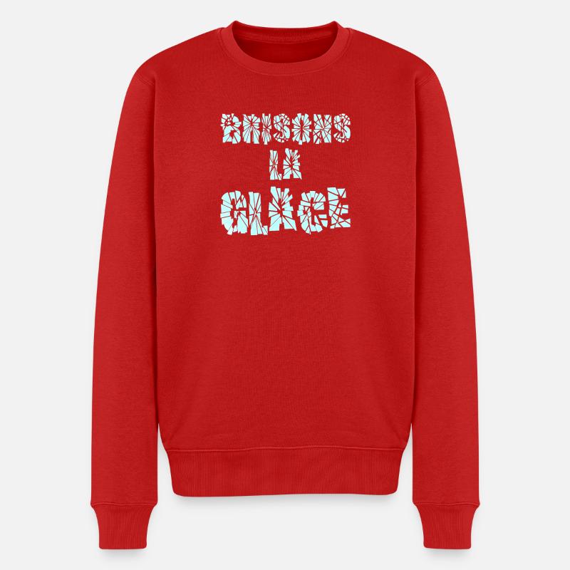 LASS UNS DAS EIS BRECHEN! - Männer Premium Bio Pullover - Rot