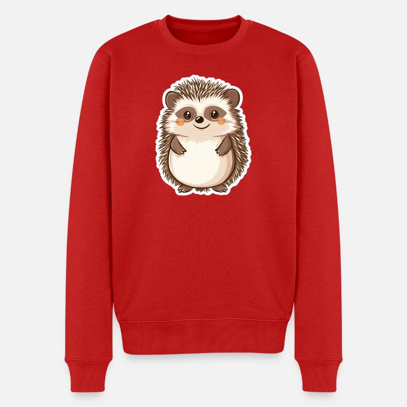 Hérisson - Pull Premium bio Homme - rouge