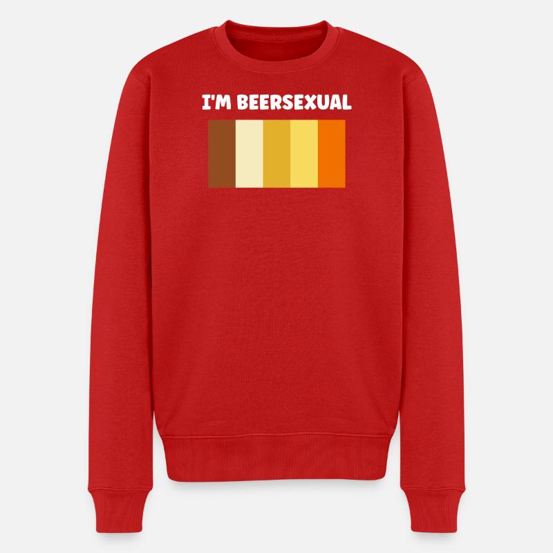 Biersexuell - Männer Premium Bio Pullover - Rot