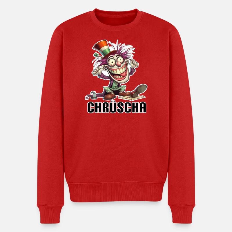 chruescha - Männer Premium Bio Pullover - Rot