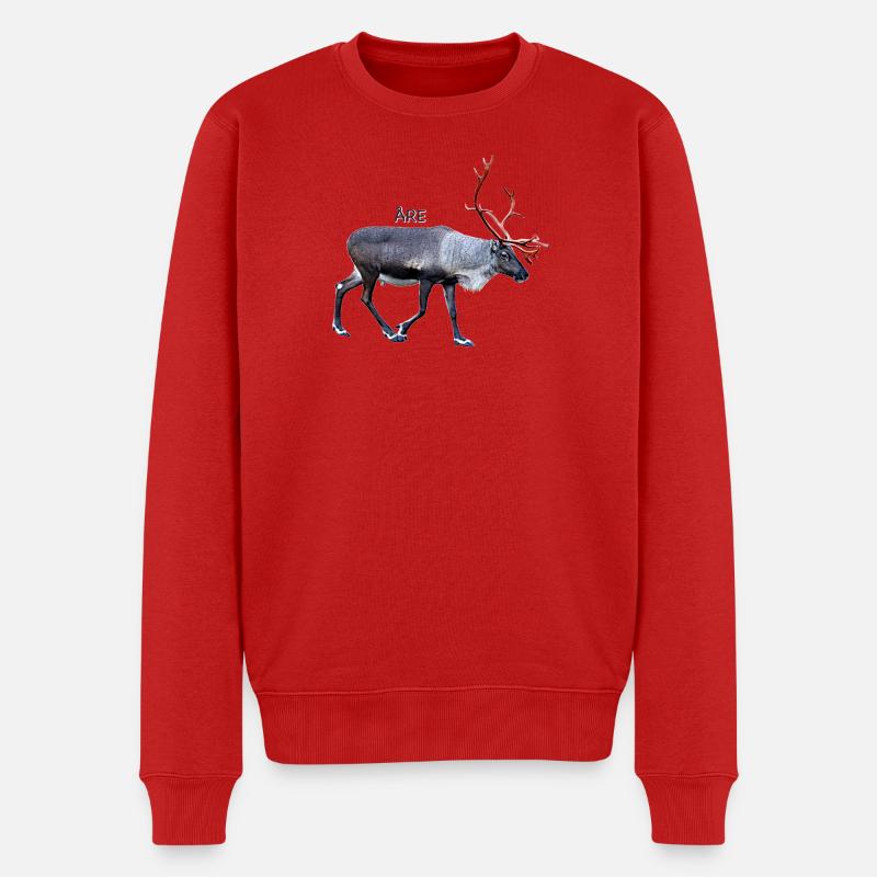SIND - Männer Premium Bio Pullover - Rot