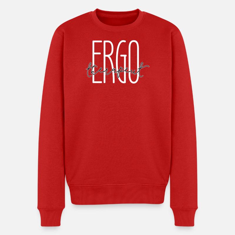 Design élégant pour ergothérapeute - Pull Premium bio Homme - rouge