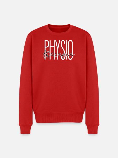 Stijlvol design voor de afdeling fysiotherapie - Mannen Premium Bio sweater - rood