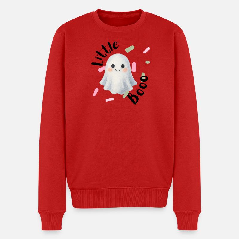 Ghost Ghost Idée cadeau Halloween - Pull Premium bio Homme - rouge