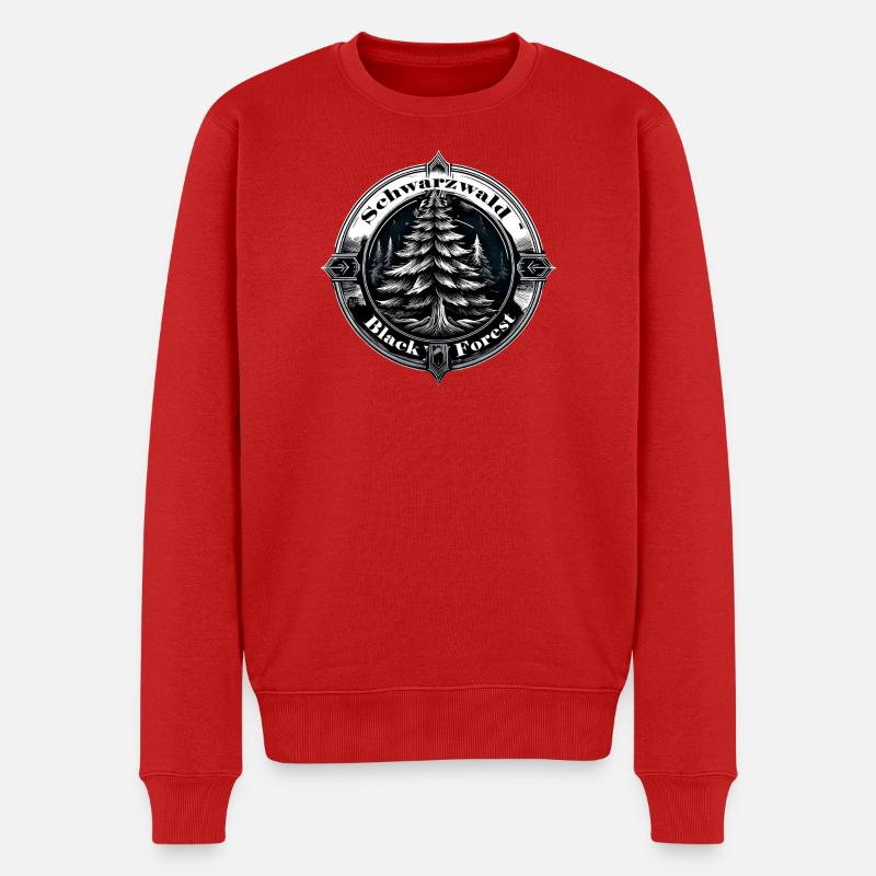 Logo de la Forêt-Noire - Pull Premium bio Homme - rouge