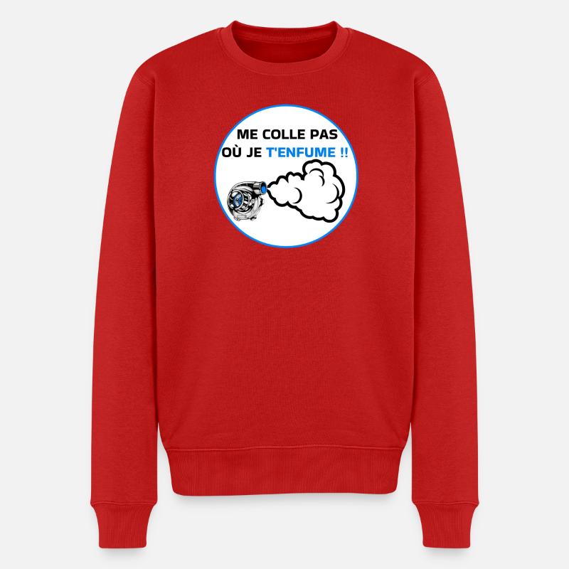 Auto - Männer Premium Bio Pullover - Rot